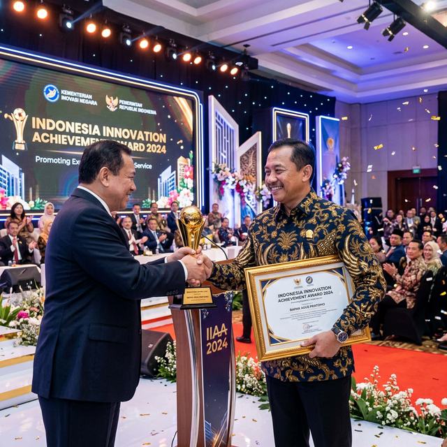 Disnaker Nduga Raih Penghargaan